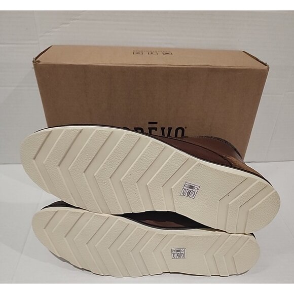 CREVO Javier Mens size 13 Leather Lace Up Chukka Boots Chestnut Brown Shoes new - Picture 11 of 12